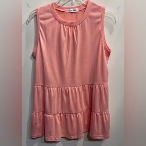 Leo Rosi Coral Sleeveless Top XL